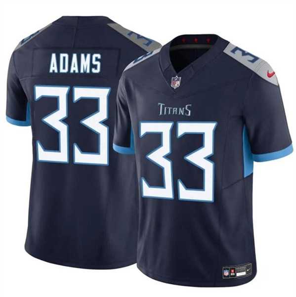 Men & Women & Youth Tennessee Titans #33 Jamel Adams Navy 2024 F.U.S.E. Vapor Limited Football Stitched Jersey->chicago bears->NFL Jersey